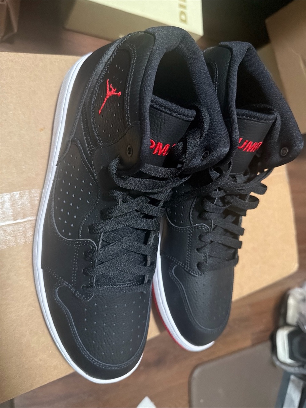 Nike Jordan Access 'Black Gym Red' Size 11.5